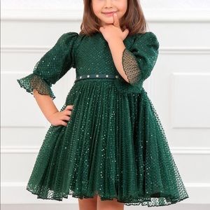 Used Girls Dress Tulle And Sequins ABEL & LULA size 4